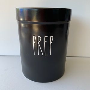 Rae Dunn Large Utensil Holder Black Prep